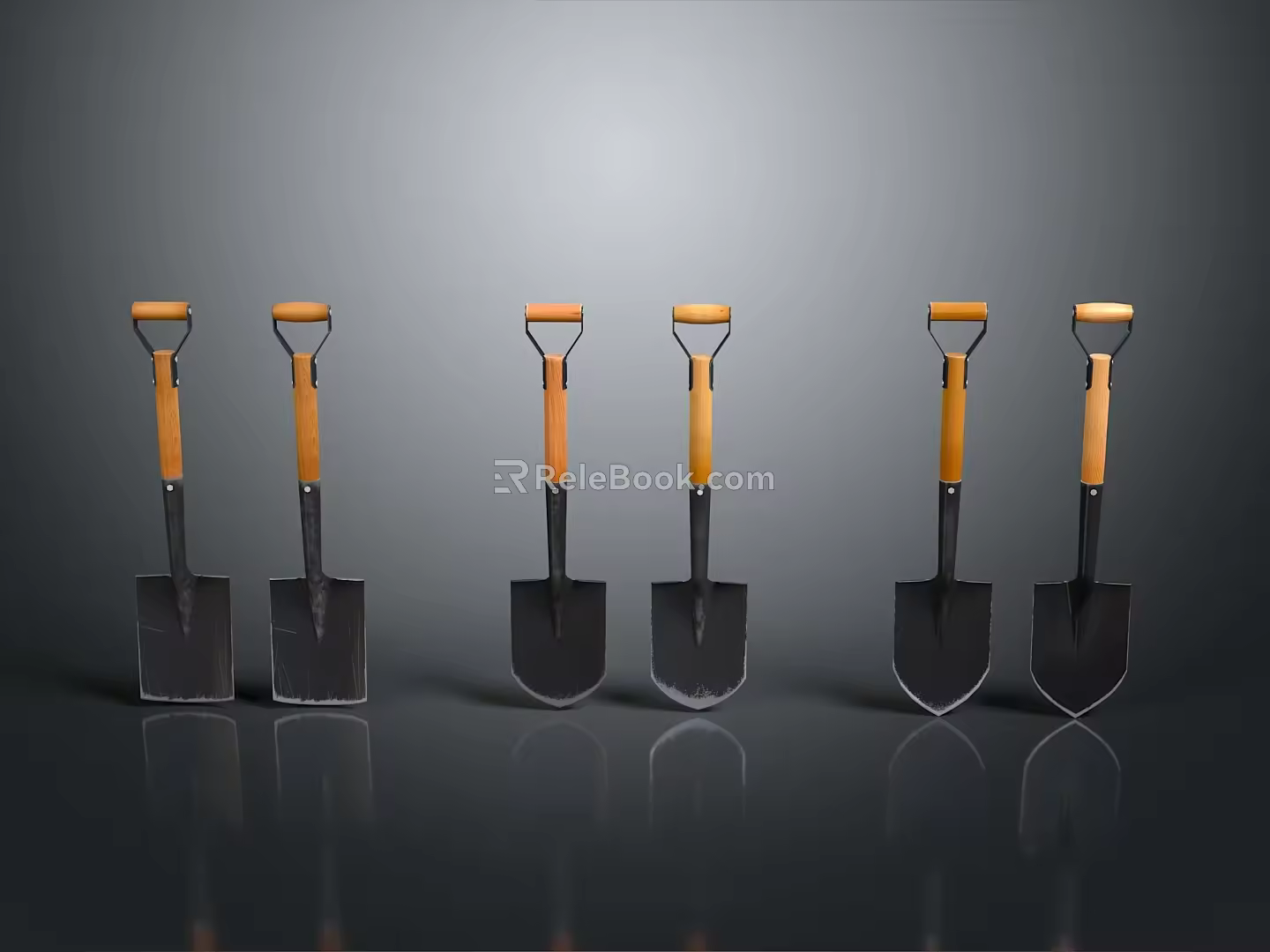 Shovel Soldiers Shovel Tools Hardware Tools Processing Tools 3d model