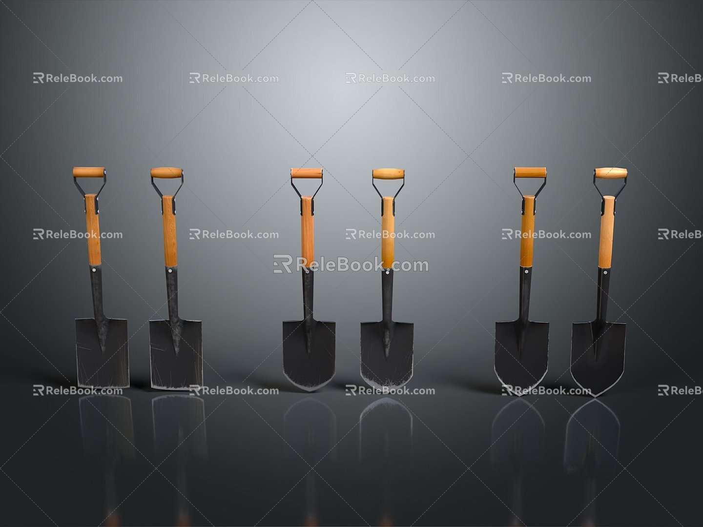 Shovel Shovel Shovel Shovel Shovel Soldiers Shovel Tools Hardware Tools Processing Tools 3d model