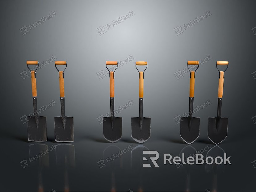 Shovel Shovel Shovel Shovel Shovel Soldiers Shovel Tools Hardware Tools Processing Tools model