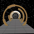 Modern Access Door Head Access 3d model