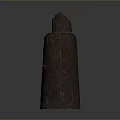 Ancient Rusty Copper Armor With Rivets And Classic Decorative Design Elements