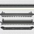 New Chinese-style eaves line 3d model