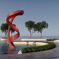 Sculpture sketch SU model 3d model