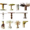Modern Column Package Column 3d model