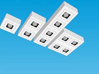 Modern Downlight 3d model