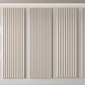 Modern Wall Panels Design With Striped Patterns And Neutral Color Tones 3d model