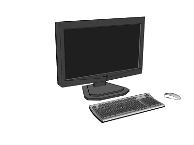 modern computer 3d model modern computer 3d model