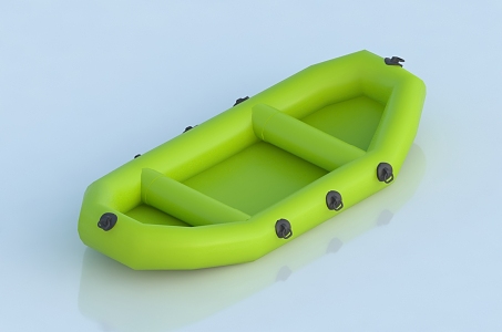 drifting boat kayak raft boat motorboat cruise boat lifeboat motorboat hovercraft rubber boat 3d model