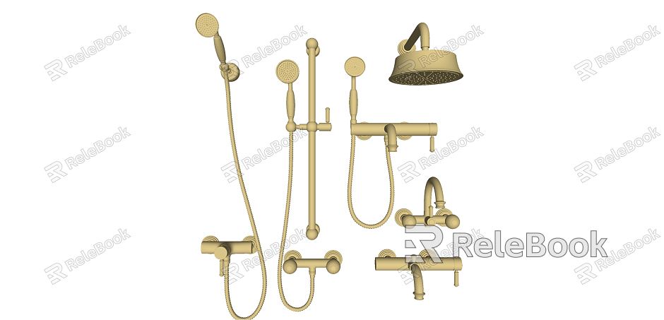 Light Luxury Shower Faucet model