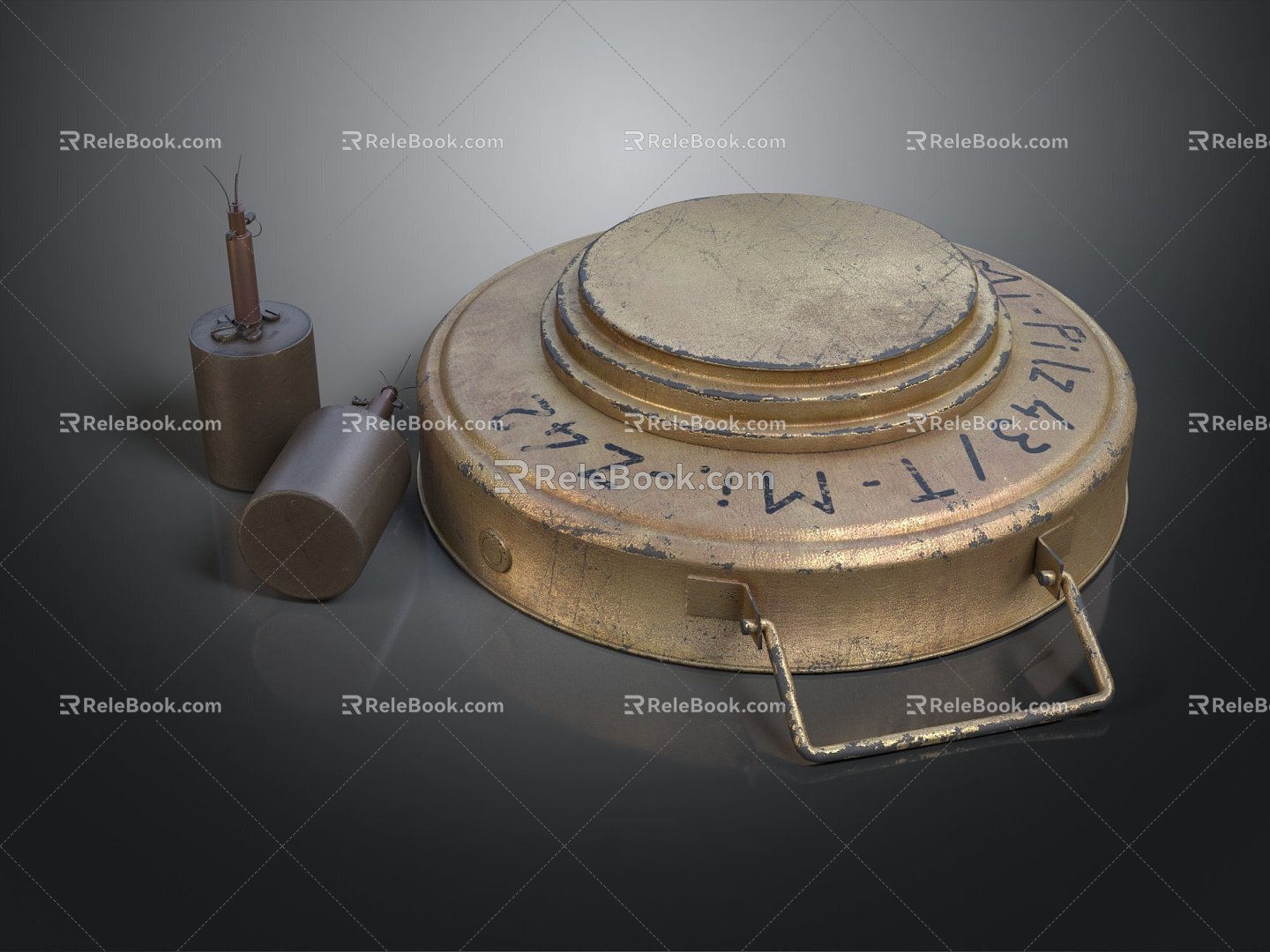 Mines Sci-fi Mines Dispatch Mines Naval Mines Suspended Mines Underwater Mines Military Items 3d model