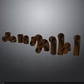 Multiple Brown Industrial Metal Pipe Equipment Components For Construction Projects
