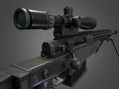 Weapon Sniper Rifle model