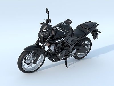 Modern Motorcycle Yamaha Motorcycle 3d model