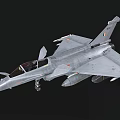 Modern Military Fighter Jet With Sleek Aerodynamic Design And Advanced Weapon Systems