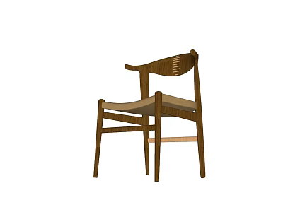 Modern Leisure Chair Chair Master Chair 3d model