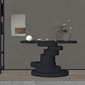 Modern End View Table End View Table Entrance Cabinet 3d model