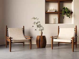 Modern Middle Ancient Leisure Chair 3d model