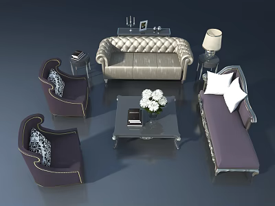 Elegant Pet Cabinet With Modern Design For Living Room Furniture Decor 3d model