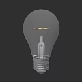 Modern Minimalist Chandelier With Gray Bulb Filament And Simple Design