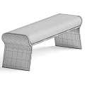 Elegant Modern Bench With Beige Fabric Seat And Gold Metal Frame Design