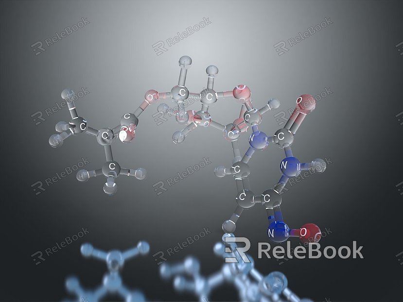 molecular chain gene chain digital daily necessities model