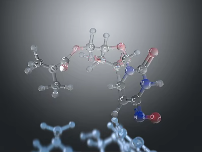 Household 3D Molecular Structure Model Scientific Educational Visual Learning Tool 3d model