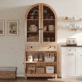 Modern Kitchen Interior Featuring White Cabinets Windows Oven And Wooden Floor