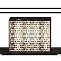 Modern Table Lamp With Black Metal Frame And Fabric Shade Contemporary Design