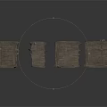 Multiple Vintage Wooden Components With Carved Details And Decorative Panels