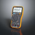 Fluke Professional Digital Multimeter With 8000 Display And Orange Black Casing