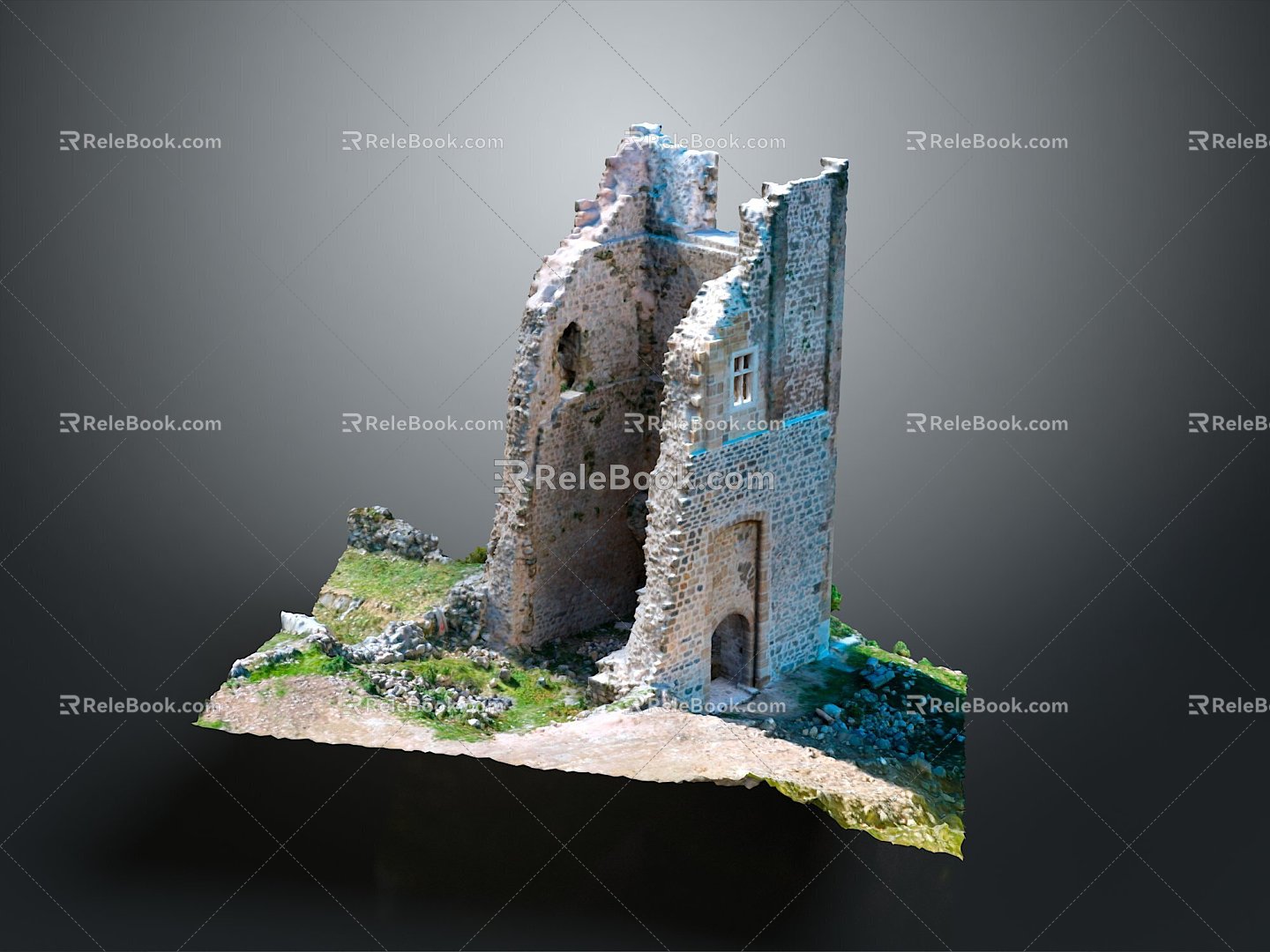 Abandoned Skyscrapers Ruins Building Ruins Building Ruins Abandoned Building Ruins Demolition Building 3d model