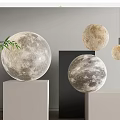 modern moon lamp moon floor lamp 3d model