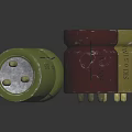 Colorful Household Plugs in Green Yellow Red for Daily Use
