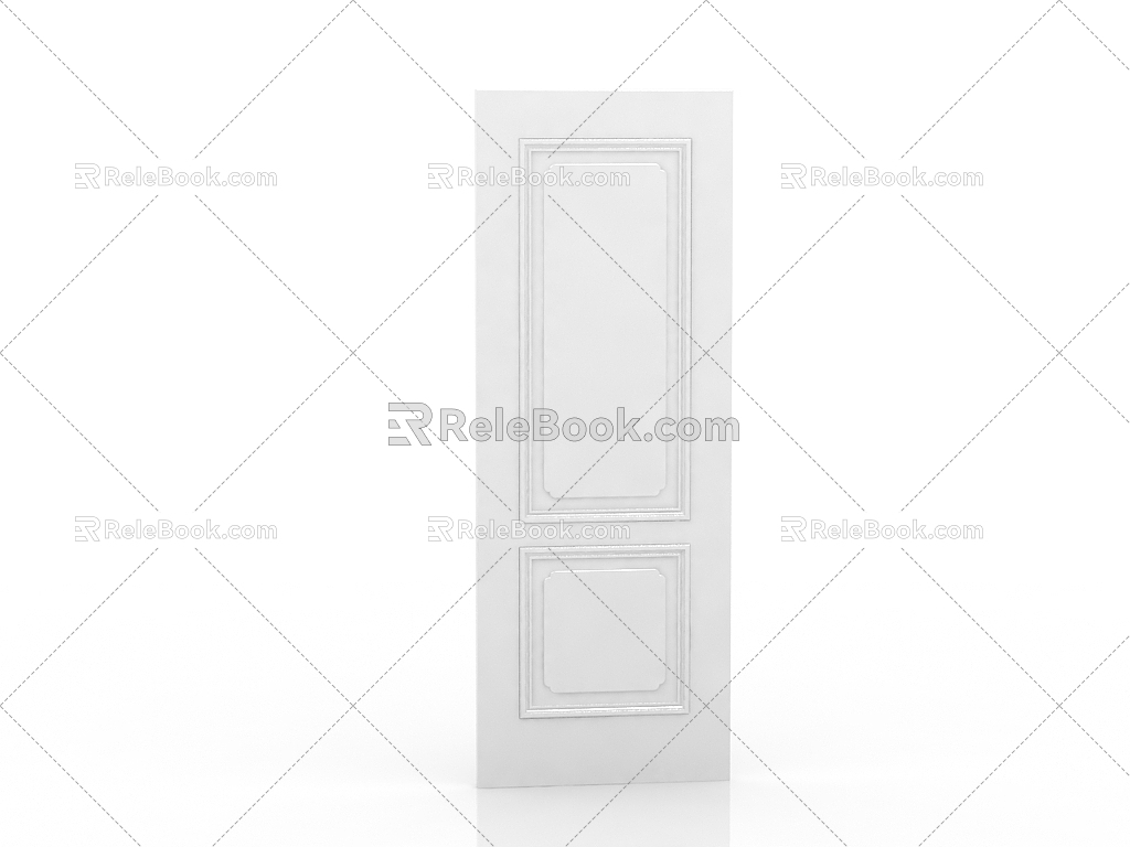 Jane ou door core door leaf 3d model