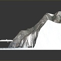 Geography, topography, mountain shape, ridge, ridge, valley, mountain range, canyon, geomorphology, mountain peak, mountain body 3d model