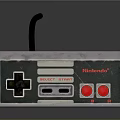 Nintendo Classic Game Controller With D pad Select Start And Red Buttons