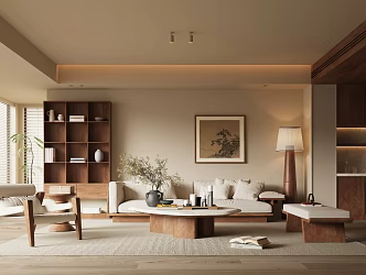Song style living room 3d model