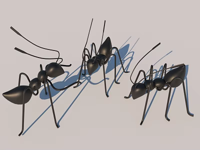 Decorative small ants ornaments 3d model Decorative small ants ornaments 3d model