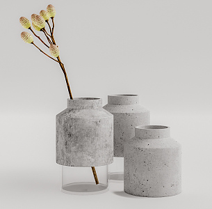 Quiet Vase Combination 3d model