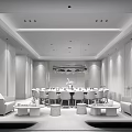 New Chinese-style private room Large private room 3d model