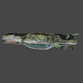 Abandoned car 3d model