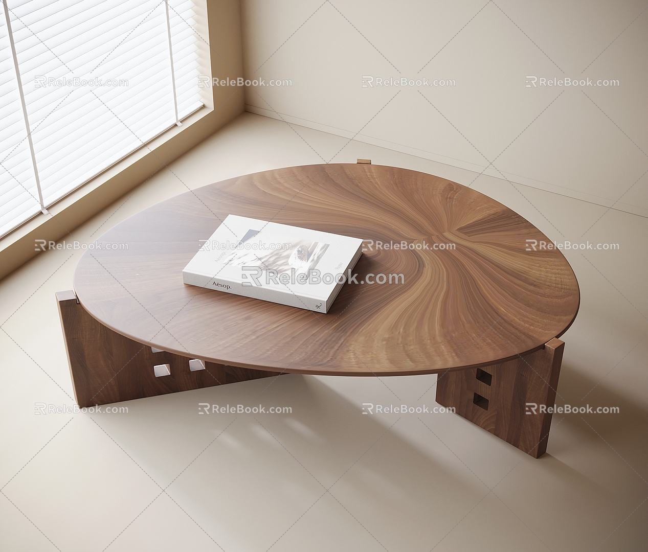 Modern coffee table 3d model