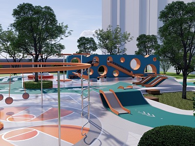 Modern Children's Activity Venue model