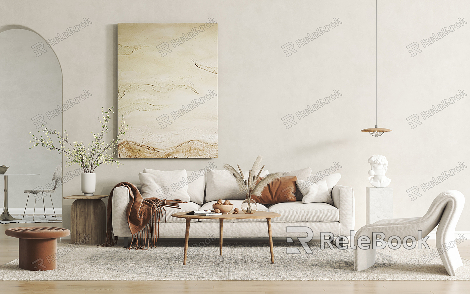 Nordic Living Room model