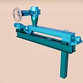Green Industrial Mechanical Device With Motor Wheel And Stand Structure
