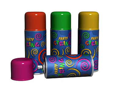 Modern toy graffiti sprinkler irrigation 3d model