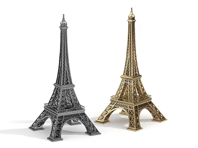 Modern Eiffel Tower 3d model