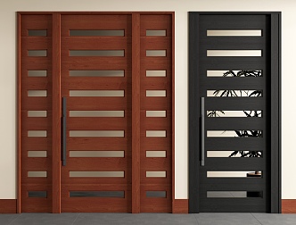 Modern Middle Ancient Single Door Swing Door Hole Door Double Door Entrance Door Patio Door Partition Door 3d model