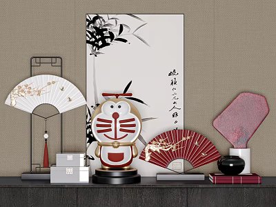 New Chinese-style Ornaments Combination Ornaments 3d model