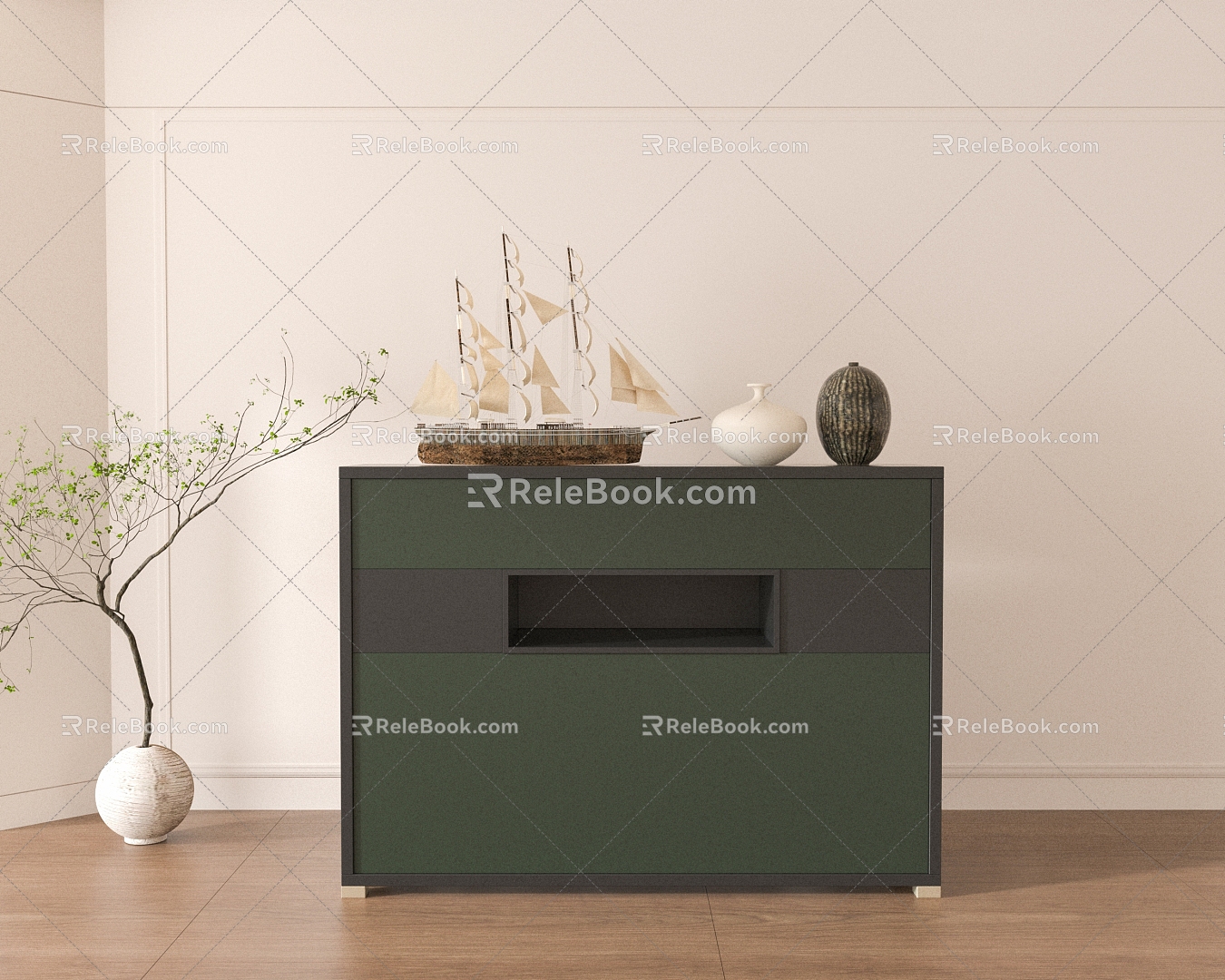 Entrance cabinet 3d model